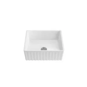 Turner Hastings Cove Fireclay Butler Sink Gloss White 610mm by Turner Hastings, a Basins for sale on Style Sourcebook