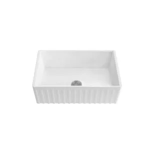 Turner Hastings Cove Fireclay Butler Sink Gloss White 762mm by Turner Hastings, a Basins for sale on Style Sourcebook
