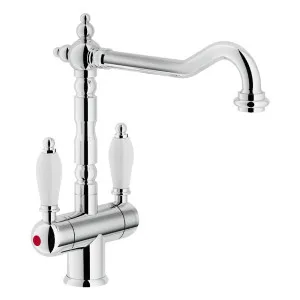 Turner Hastings Frances Twin Sink Mixer 280mm Chrome (Ceramic Handle)
 by Turner Hastings, a Bathroom Taps & Mixers for sale on Style Sourcebook