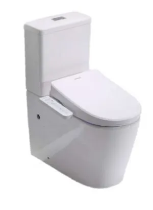 Lafeme Medina Wall Faced Toilet Suite with Electric Bidet Gloss White by Lafeme, a Toilets & Bidets for sale on Style Sourcebook