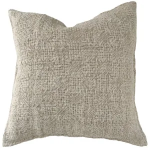 LAST ONE - Détente Hand-loomed Rustic Texture Pure French Linen 55cm square - Rustic Natural by Macey & Moore, a Cushions, Decorative Pillows for sale on Style Sourcebook