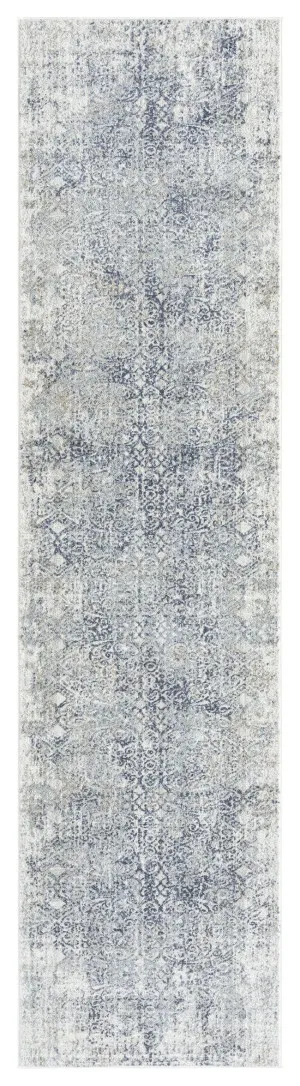 Ulyana Blue Transitional Runner Rug by Miss Amara, a Persian Rugs for sale on Style Sourcebook