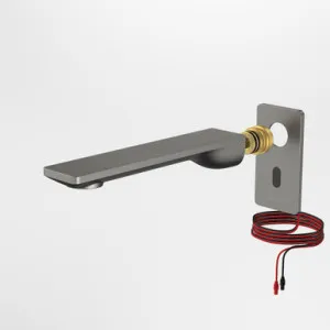 Urbane II Sensor 180mm Wall Outlet Trim Kit | Made From Brass In Gunmetal By Caroma by Caroma, a Bathroom Taps & Mixers for sale on Style Sourcebook