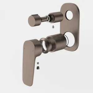 Contura II Bath/Shower Mixer With Diverter - Trim Kit - In Brushed Bronze By Caroma by Caroma, a Bathroom Taps & Mixers for sale on Style Sourcebook