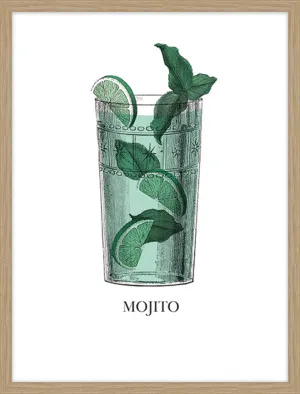 COCKTAILS - MOJITO by La Grolla, a Prints for sale on Style Sourcebook