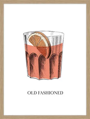 COCKTAILS - OLD FASHIONED by La Grolla, a Prints for sale on Style Sourcebook