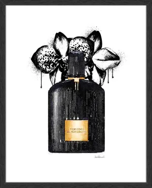 NOIR PERFUME ORCHID by La Grolla, a Prints for sale on Style Sourcebook