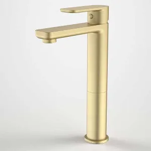 Caroma Luna Lead Free Tower Basin Mixer Brushed Brass by Caroma, a Bathroom Taps & Mixers for sale on Style Sourcebook