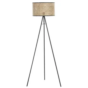 Lari Floor Lamp - Natural & Black by Interior Secrets - AfterPay Available by Interior Secrets, a Lamps for sale on Style Sourcebook