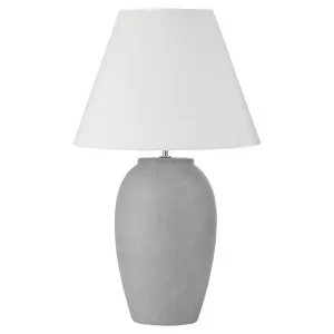 Amalfi Gideon Concrete Base Table Lamp by Amalfi, a Table & Bedside Lamps for sale on Style Sourcebook