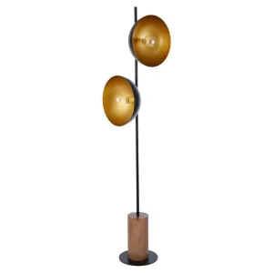 Grand Designs Revel Timber & Metal Spotlight Floor Lamp by Grand Designs Home Collection, a Floor Lamps for sale on Style Sourcebook