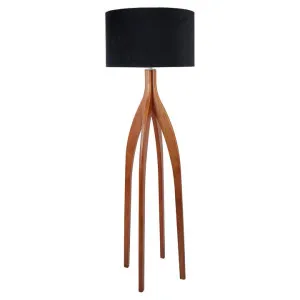 Grand Designs Alistair Timber Base Floor Lamp by Grand Designs Home Collection, a Floor Lamps for sale on Style Sourcebook