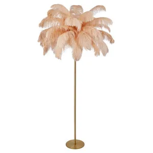 Society Home Edda Feathered Floor Lamp by Society Home, a Floor Lamps for sale on Style Sourcebook