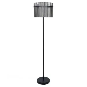 Society Home Ophelia Glass & Metal Floor Lamp by Society Home, a Floor Lamps for sale on Style Sourcebook