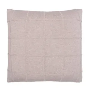 Pimli Knitted Cushion Beige - 50cm x 50cm by James Lane, a Cushions, Decorative Pillows for sale on Style Sourcebook