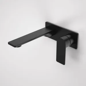 Urbane II Wash Basin/Bath Mixer Rectangle Cover Plate 180mm Lead Free | Made From Brass In Matte Black By Caroma by Caroma, a Bathroom Taps & Mixers for sale on Style Sourcebook