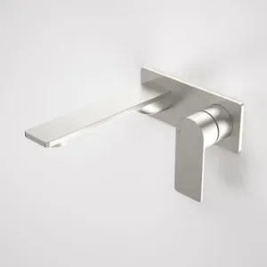 Urbane II Wash Basin/Bath Mixer Rectangle Cover Plate 180mm Lead Free | Made From Brass In Brushed Nickel By Caroma by Caroma, a Bathroom Taps & Mixers for sale on Style Sourcebook