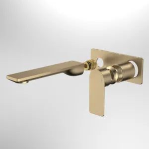 Urbane II Wash Basin/Bath Trim Kit Rectangle Cover Plate 180mm Brushed Lead Free | Made From Brass/Brushed Brass By Caroma by Caroma, a Bathroom Taps & Mixers for sale on Style Sourcebook