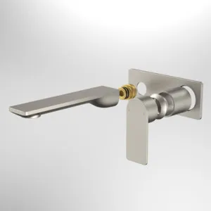 Urbane II Wash Basin/Bath Trim Kit Rectangle Cover Plate 180mm Lead Free | Made From Brass In Brushed Nickel By Caroma by Caroma, a Bathroom Taps & Mixers for sale on Style Sourcebook