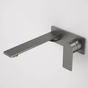 Urbane II Wash Basin/Bath Mixer Rectangle Cover Plate 220mm Lead Free | Made From Brass In Gunmetal By Caroma by Caroma, a Bathroom Taps & Mixers for sale on Style Sourcebook