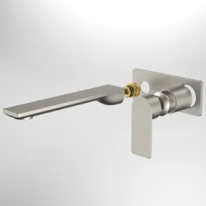 Urbane II Wash Basin/Bath Trim Kit Rectangle Cover Plate 220mm Lead Free | Made From Brass In Brushed Nickel By Caroma by Caroma, a Bathroom Taps & Mixers for sale on Style Sourcebook