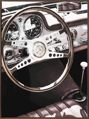 Vintage Benz Canvas Art Print by Urban Road, a Prints for sale on Style Sourcebook