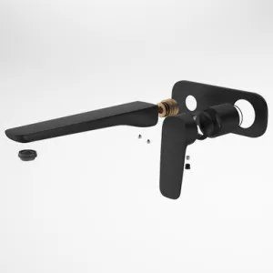 Contura II Wall Basin/Bath Mixer 220mm - Trim Kit | Made From Brass In Matte Black By Caroma by Caroma, a Bathroom Taps & Mixers for sale on Style Sourcebook