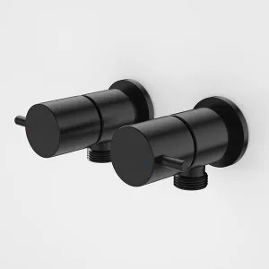 Caroma Luna Lever Lead Free Washing Machine Tap Set Black by Caroma, a Laundry Taps for sale on Style Sourcebook