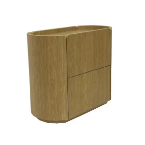 Arnar 60cm Bedside Table - Natural Oak by Interior Secrets - AfterPay Available by Interior Secrets, a Bedside Tables for sale on Style Sourcebook