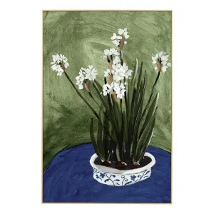 Petite Blooms Box Framed Canvas in 42 x 62cm by OzDesignFurniture, a Painted Canvases for sale on Style Sourcebook