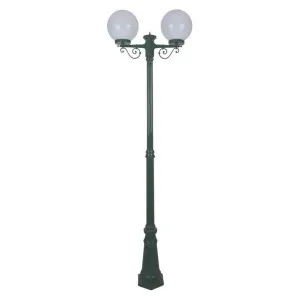 Siena Italian Made IP43 Exterior Post Light, Tall, 2 Light, 25cm, Green by Domus Lighting, a Lanterns for sale on Style Sourcebook