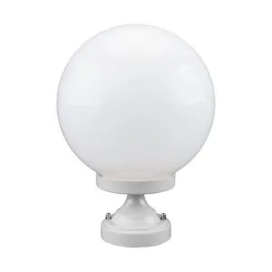 Siena Italian Made IP43 Exterior Pillar Light, Short, 25cm, White by Domus Lighting, a Lanterns for sale on Style Sourcebook