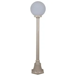 Siena Italian Made IP43 Exterior Post Light, Short, 1 Light, 25cm, Beige by Domus Lighting, a Lanterns for sale on Style Sourcebook