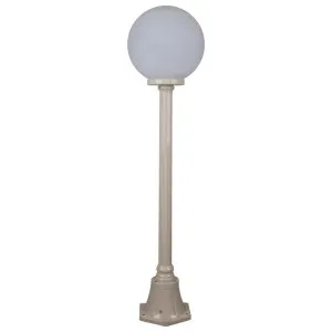 Siena Italian Made IP43 Exterior Post Light, Short, 1 Light, 30cm, Beige by Domus Lighting, a Lanterns for sale on Style Sourcebook