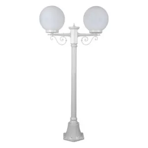 Siena Italian Made IP43 Exterior Post Light, Short, 2 Light, 25cm, White by Domus Lighting, a Lanterns for sale on Style Sourcebook