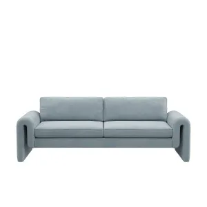 Kole Sofa - Steel Blue Velvet by Urban Road, a Sofas for sale on Style Sourcebook