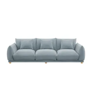 Alden Sofa - Steel Blue Velvet by Urban Road, a Sofas for sale on Style Sourcebook