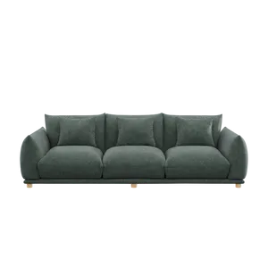 Alden Sofa - Silver Pine Mottled Velvet by Urban Road, a Sofas for sale on Style Sourcebook