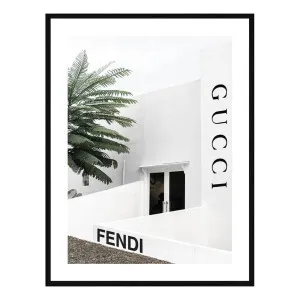 Fashion Walk Framed Print in 73 x 103cm by OzDesignFurniture, a Prints for sale on Style Sourcebook