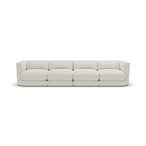 Santa Monica Modular Sofa Boucle Ivory - 4 Seater by James Lane, a Sofas for sale on Style Sourcebook