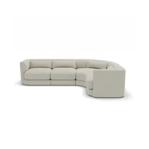 Santa Monica Modular Corner Sofa Boucle Pumice - 4 Seater by James Lane, a Sofas for sale on Style Sourcebook