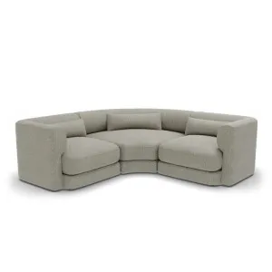 Santa Monica Modular Corner Sofa Boucle Granite - 3 Seater by James Lane, a Sofas for sale on Style Sourcebook