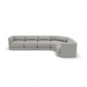 Santa Monica Modular Corner Sofa Boucle Grey - 5 Seater by James Lane, a Sofas for sale on Style Sourcebook