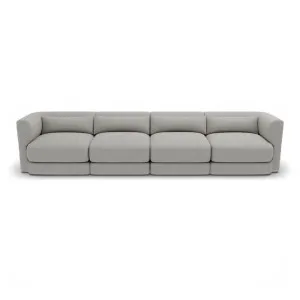 Santa Monica Modular Sofa Boucle Grey - 4 Seater by James Lane, a Sofas for sale on Style Sourcebook