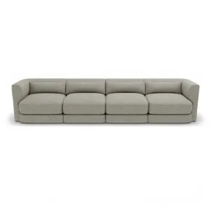 Santa Monica Modular Sofa Boucle Granite - 4 Seater by James Lane, a Sofas for sale on Style Sourcebook