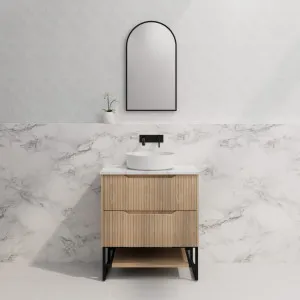 Riva Bali American Oak 750mm Single Bowl Floor Standing Vanity by Riva, a Vanities for sale on Style Sourcebook