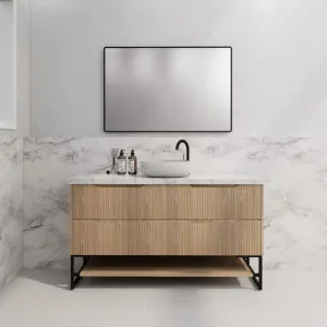 Riva Bali American Oak 1500mm Single Bowl Floor Standing Vanity by Riva, a Vanities for sale on Style Sourcebook