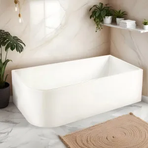 Riva Ellie Left Corner Bathtub Gloss White (Available In 1500mm And 1700mm) by Riva, a Bathtubs for sale on Style Sourcebook