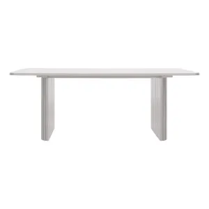 Gabino Dining Table 210 x 105cm in White by OzDesignFurniture, a Dining Tables for sale on Style Sourcebook