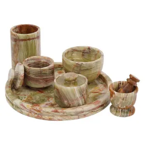 Marcellus 6 Piece Kichen Storage Set, Green by Marble Realm, a Kitchen Organisers & Storage for sale on Style Sourcebook